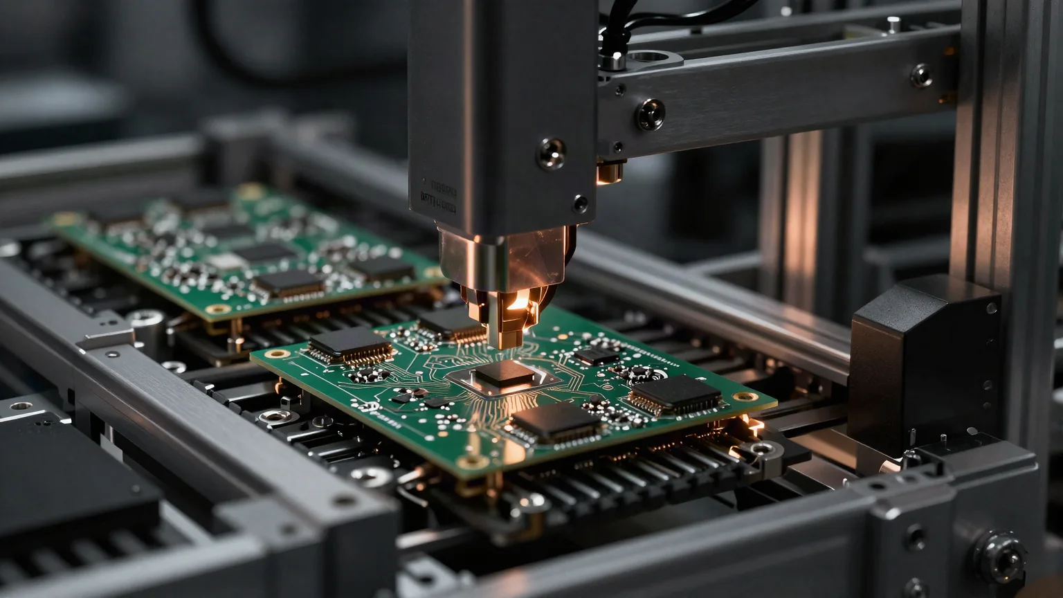 Higgsfield-generated SMT placement system for PCBA manufacturing